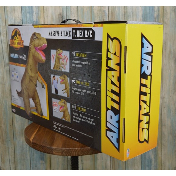AIRTITANS 6FT Jurassic World Inflatable T Rex RC With Sounds Remote Control NEW - Picture 10 of 16